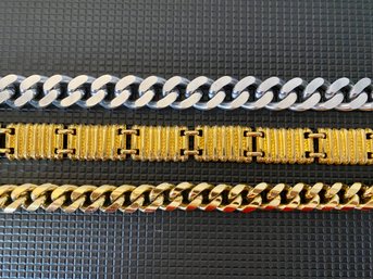 Three Well Made, High Fashion, Great Quality, Metal Chain Belts