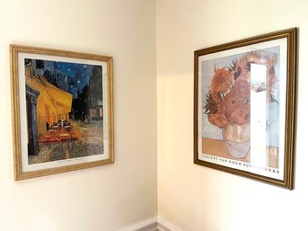 2 Vincent Van Gogh Prints Framed Wall Art