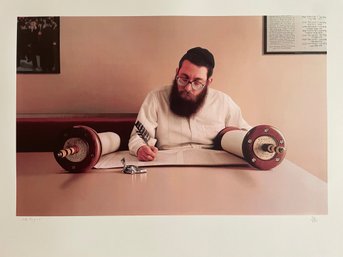 Max Ferguson Art Print Hand Signed Torah Scribe Jewish Judaic Artwork