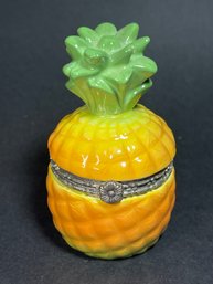 Vintage Porcelain Pineapple Patch Box