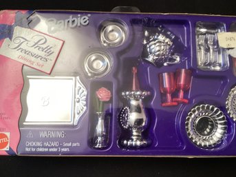 Barbie Pretty Treasures Dining Set 13761 Champagne And More Sealed Box
