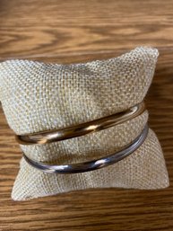 Silver And Gold Bangles