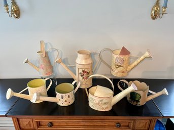 Collection Of Decorative Watering Cans