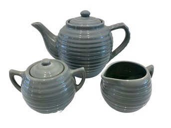 Teapot With Sugar And Creamer Set