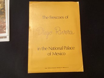The Frescoes Of Diego Rivera 16 Prints With Brochure 1958
