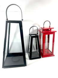 Metal Hurricane Lanterns