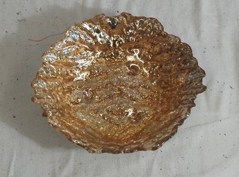 Metalic Glazed Dish