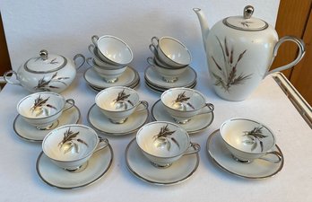 Grace China, Bavaria, Tea Service In The Lady Diana Pattern - Service For 12