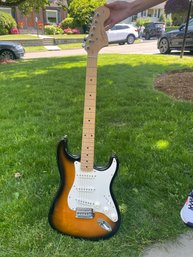 Electric Guitar With Amp And Case