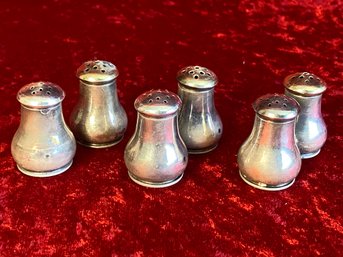 Sterling 925 Silver Wallace 61 Grams Sets Salt And Pepper  Shakers