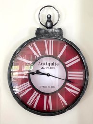 French Style Battery Operated Bistro Clock  (W2)