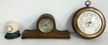 Clock/Barometer Lot