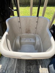 Suncast Wheelbarrow, Resin, Large Capacity