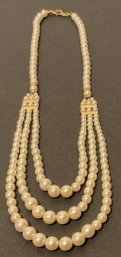 Vintage Costume Pearl Necklace