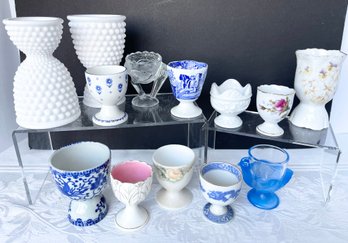 Vintage Assorted Egg Cup Collection- Nice Variety!