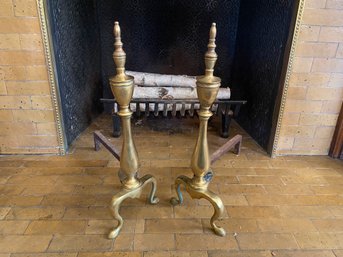 Pair Of Federal Style Andirons