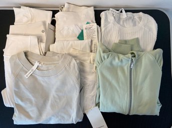 Lot Of 7 Assorted Lululemon Tops And Bottoms,  NWT, $726 Total Retail