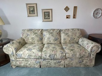 Broyhill Floral Pattern Sofa