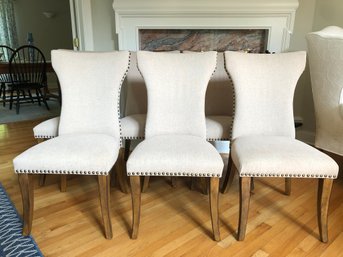 Set Of 6 Upholstered Dining Chairs