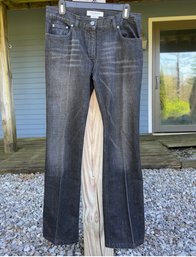 Yves Saint Laurent Black Denim Jeans Size F40 ( French Size)
