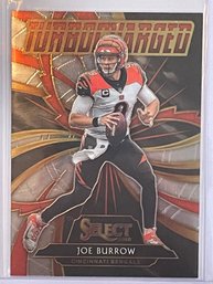 2020 Panini Select Turbocharged Joe Burrow Rookie Card #t20