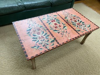 Hand Painted Wooden Coffee Table