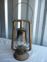 Vintage Dietz Kerosene Hurricane Lamp 19 1/2' H
