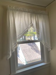 White Valance Window Treatments