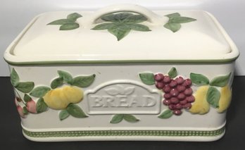 Portugal Ceramics Berries N Fruits Bread Box