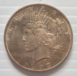 1923 U. S. Silver Peace Dollar