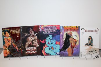 5 Comic Lot - Vampirella - Vampirella Red Sonja Comics & Dominion