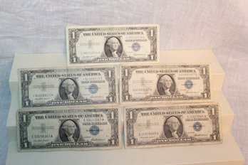 5 -1957 Silver Certificates - Group B