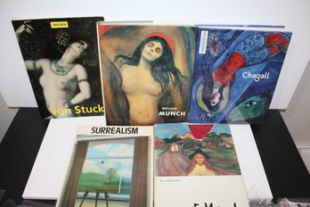 Art Book Collection  - Chagall - Munch - Surrealism - Von Stuck