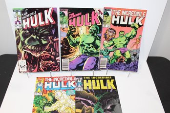 5 Comic Incredible Hulk Group - #294, #312, #314, #327, #350