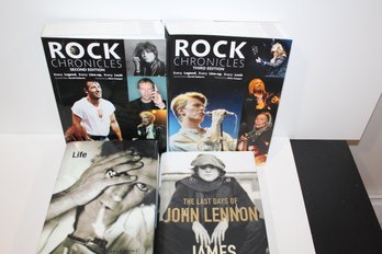 Rock Music Books - Rock Chronicles Vol. 2 & Vol. 3 - The Last Days Of John Lennon - Inside Story Of Pink Floyd