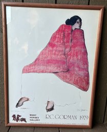 Navajo Artist RC Gorham 1979 Framed Print/Poster Many Horses Gallery 27' X 20'