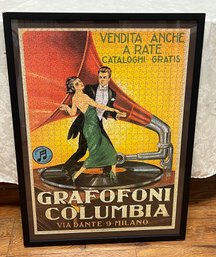 A Framed Puzzle Of ' Grafofoni Colombia '