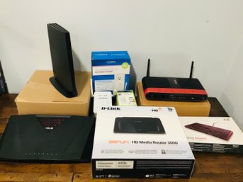 Large Lot Of WI FI Routers And More!