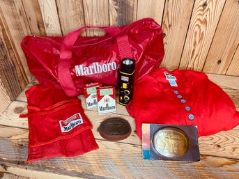 Vintage Marlboro Cigarette Collectibles Lot