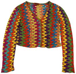 MISSONI Knit Cardigan Sweater (Size 42)