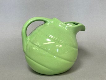 A Beautiful Vintage Green Pitcher Vase