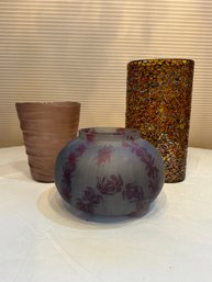 Three Decorative Vases