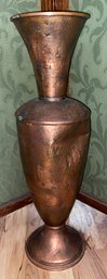 Isreal Copper Floor Vase 6x23