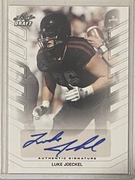 2013 Leaf Draft Luke Joeckel Autographed Rookie Card #BA-LJ3