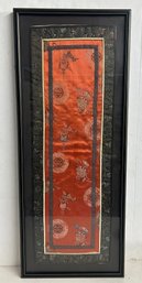 Beautiful Framed Asian Silk Embroidery