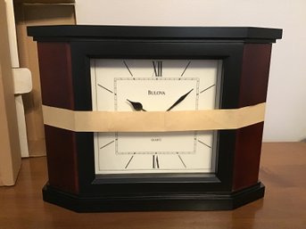 New - Bulova Holyoke Mantel Clock