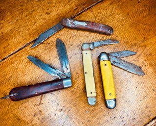 Lot 14-colonial And Other Pocket Knives