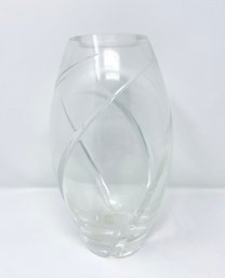 Tiffany & Co Vintage Cut Crystal Vase, Italy