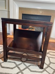 Magazine / Book Rack Accent Table