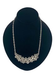 Silver Tone Rhinestone Necklace